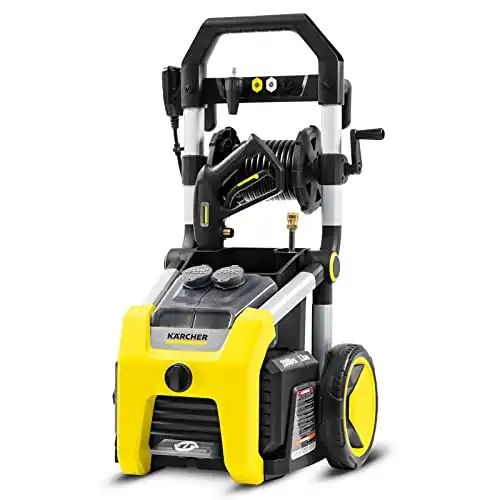 Karcher K2000 2000 PSI TruPressure Electric Power Induction Pressure Washer with Turbo, 40 , 15 , and Soap Nozzles - 1.3 GPM
