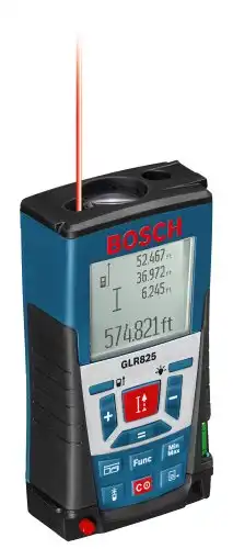 BOSCH GLR825 Laser Distance Measurer, 825', Blue (Discontinued by Manufacturer)