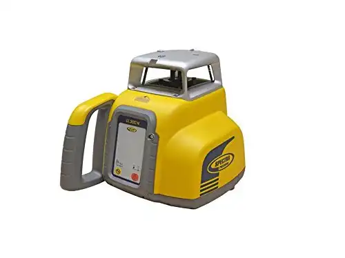 Spectra Precision LL300N-2 Laser Level, Self Leveling Kit with HL450 Receiver, Clamp, 15' Grade Rod / Inches and Tripod , Yellow