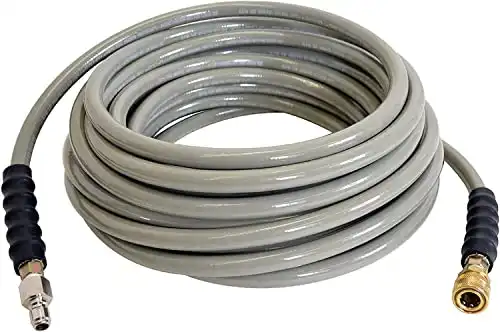 Simpson Cleaning 41114 Armor Series 4500 PSI Pressure Washer Hose, Hot and Cold-Water Use, 3/8 Inch by 50 Feet