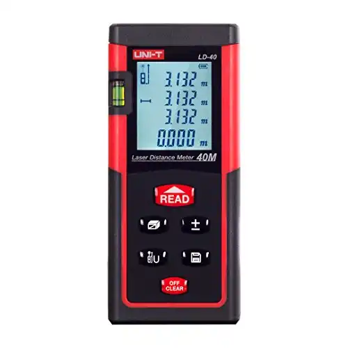 UNI-T LD40 Digital Laser Distance Meter 40 Meters 131 feet Range Finder Measure Diastimeter