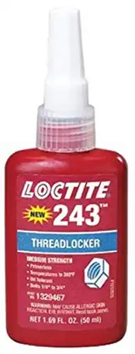 243 Threadlocker Medium Strength Oil Resistant - 50ml 243 threadlocker Oil Free Fast Shipping