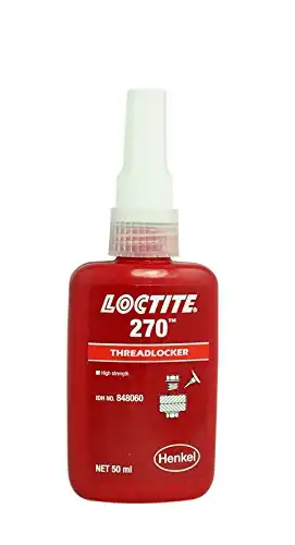 Genuine Henkel Loctite 270 High Strength - Threadlocking Adhesive - ALL METAL ADHESIVE - GLUE 50 ML - 2 Pack