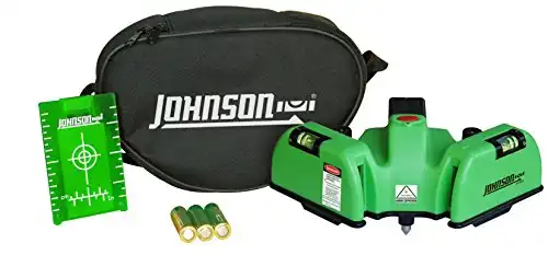 Johnson Level & Tool 40-6622 Heavy Duty Flooring Laser with GreenBrite Technology, 6.5", Green, 1 Laser
