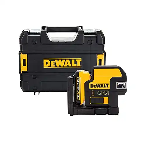 DEWALT 12V MAX* Line Laser, 5 Spot + Cross Line, Green (DW0825LG)